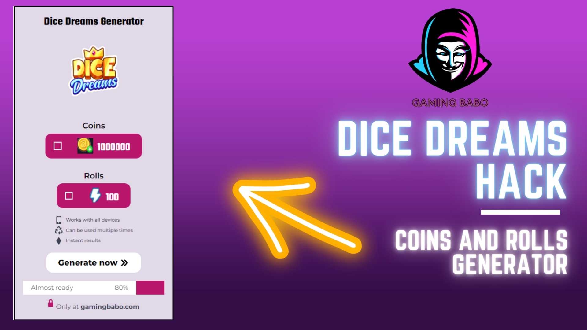 dice dreams free rolls hack