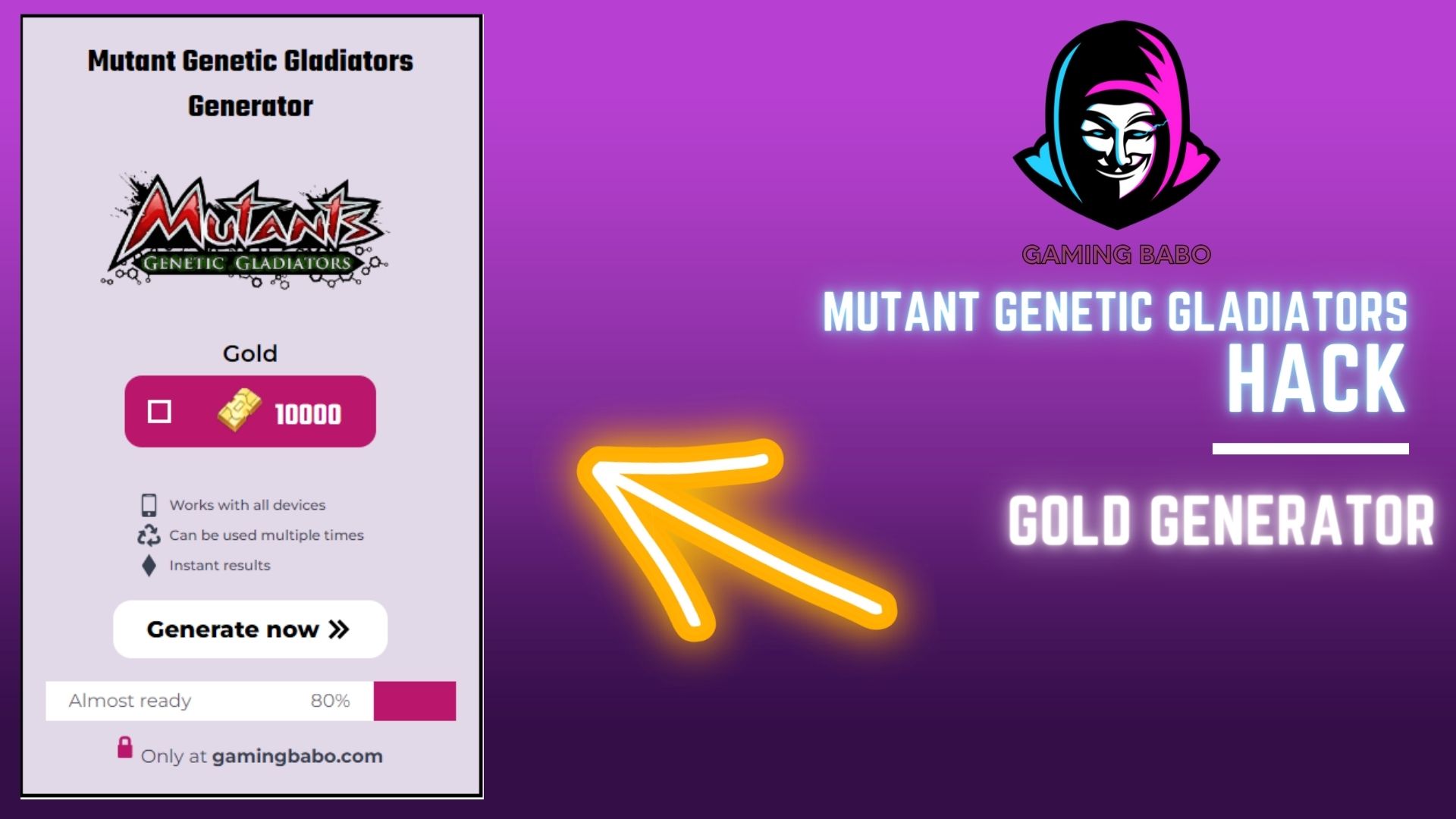 mutant genetic gladiators cheats