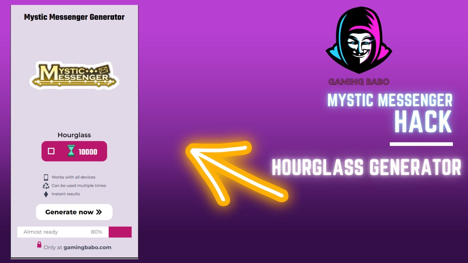 mystic messenger hourglass hack no survey